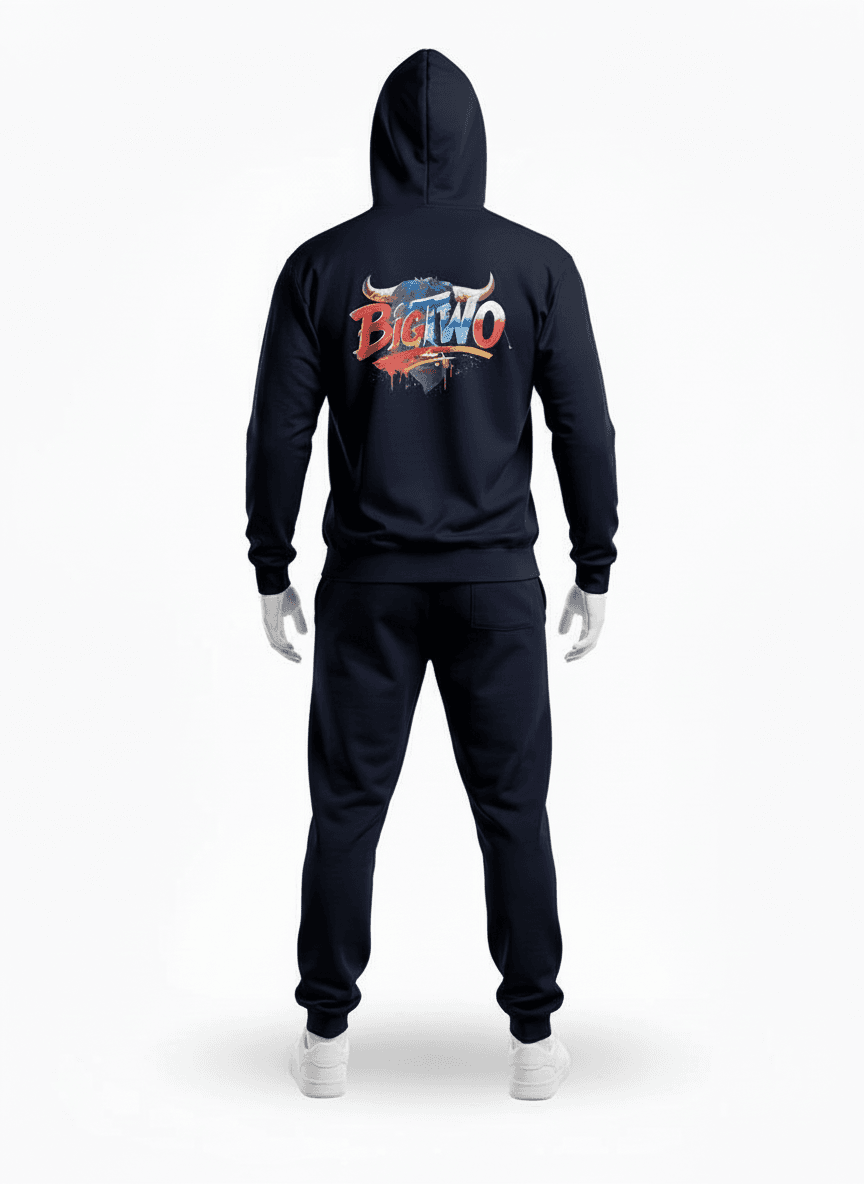 Ensemble Sweat Bull Spirit Bleu Marine - Miniature 2