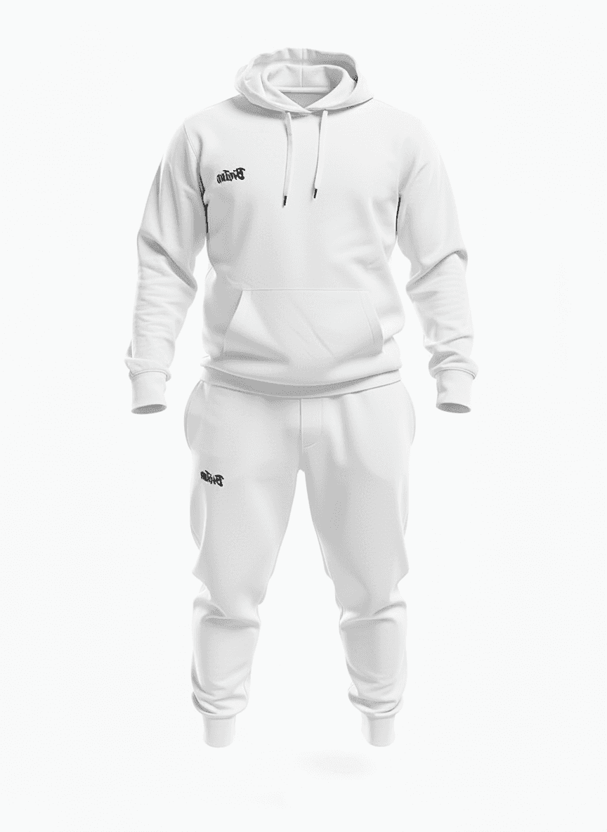Ensemble Sweat Eclipse Blanc