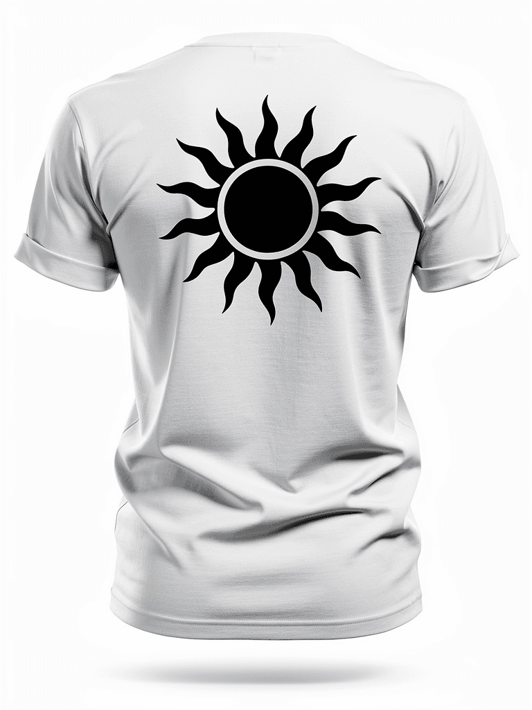 T-Shirt Solar Shadow Blanc - Miniature 2
